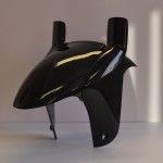 Kawasaki ZX6-R J 2000-01 - Replacement Front Mudguard (GRP)