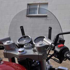 Royal Enfield Continental GT 2013 - Retro Flyscreen kit. 