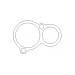 Kawasaki ZXR750 H 89-90 - Clock Surround