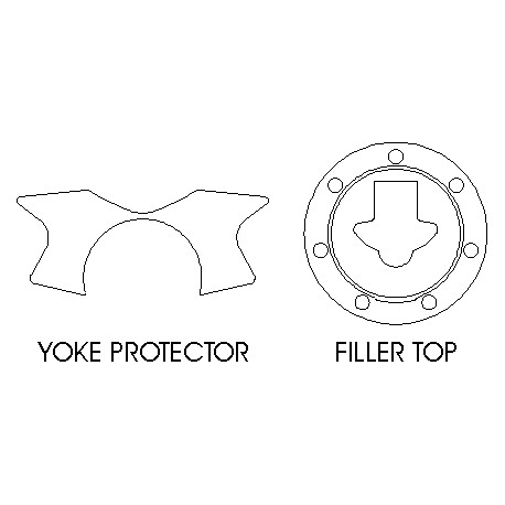 Kawasaki ZZR1200 2002on - Yoke Protector