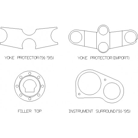 Suzuki RGV250M-R 91-95 - Yoke Protector