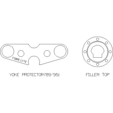Suzuki GS500E 89-01 - Yoke Protector