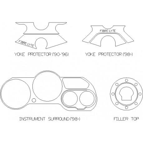 Suzuki GSX600F 98-07 - Yoke Protector