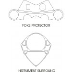 Suzuki SV650 K3-4 2003on Faired - Yoke Protector