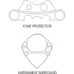 Suzuki SV650 K3-4 2003on Faired - Yoke Protector