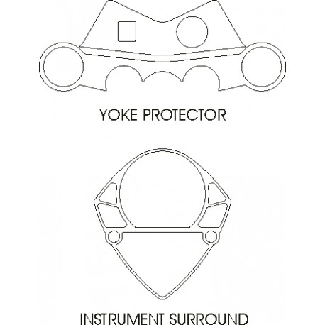Suzuki SV650 2003on Unfaired - Yoke Protector