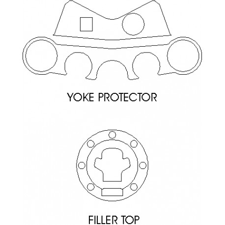 Suzuki SV1000 K3-4 Unfaired - Yoke Protector