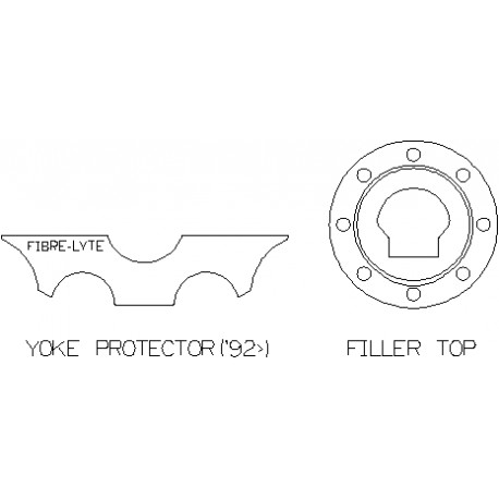 Suzuki GSX1100G 92on - Yoke Protector