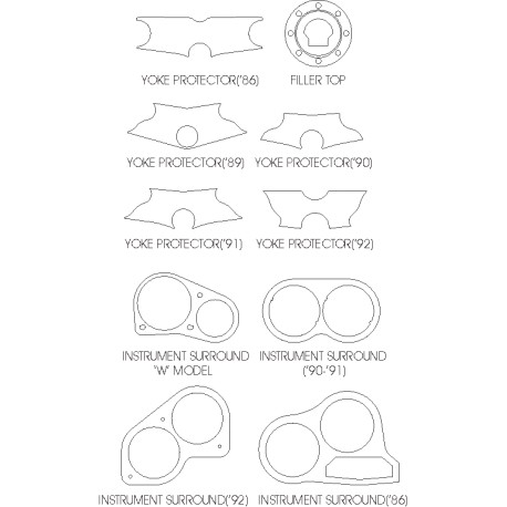 Suzuki GSXR1100M 91 - Yoke Protector
