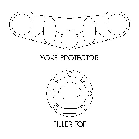 Suzuki GSX1400F - Yoke Protector