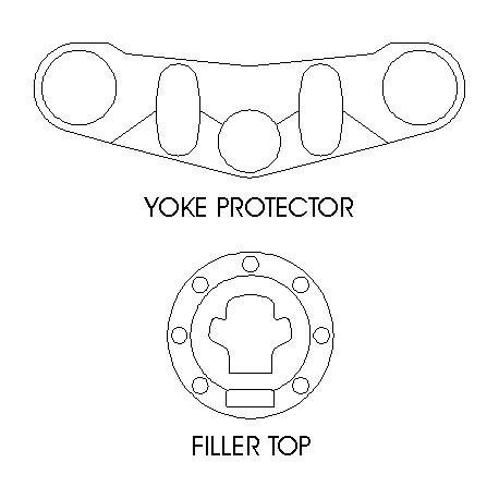 Suzuki GSX1400F - Yoke Protector