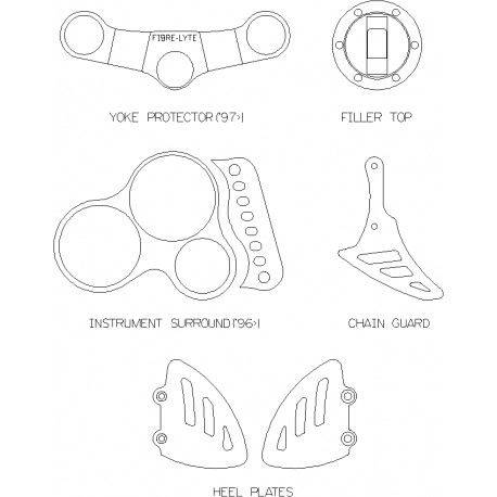 Triumph T595/955 - Yoke Protector