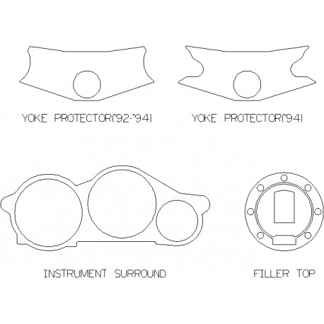 Yamaha FZR600 91-93 - Yoke Protector
