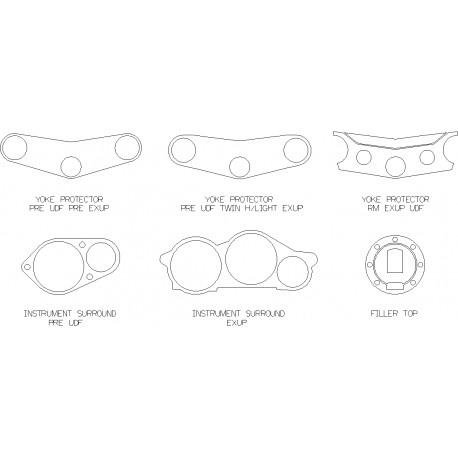 Yamaha FZR1000 91-95 EX-UP - Yoke Protector