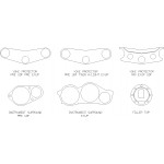 Yamaha FZR1000 91-95 EX-UP - Clock Surround