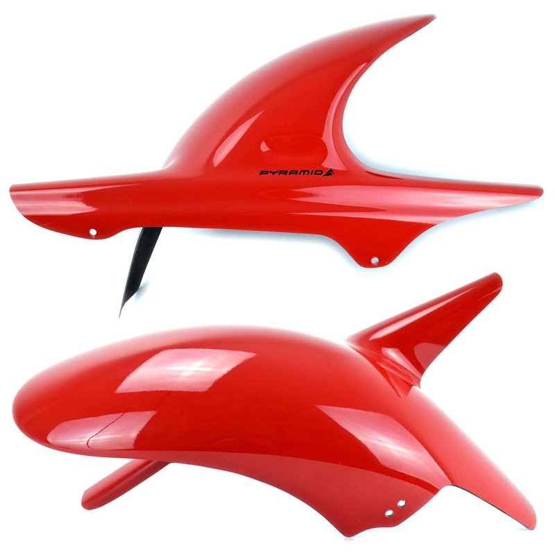 Pyramid Hugger | Gloss Red (Italian Red) | Honda CB 600 F | N Hornet 1997-2002 Pyramid Hugger | Gloss Red (Italian Red) | Honda CB 600 F | N Hornet 1997-2002