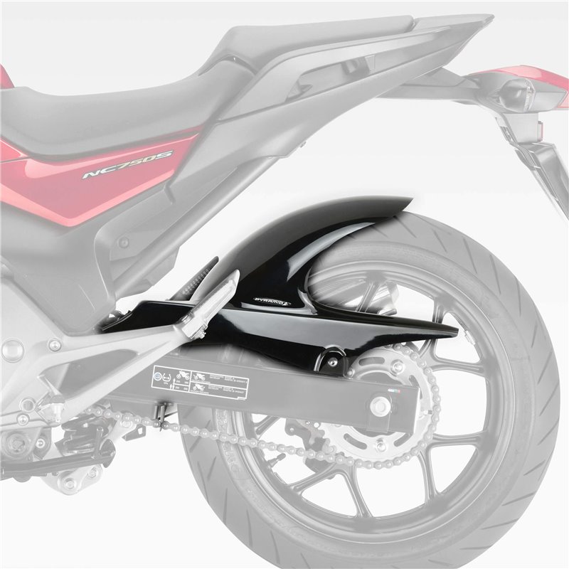 Pyramid Hugger | Gloss Black | Honda NC 700 S | X 2012-Current
