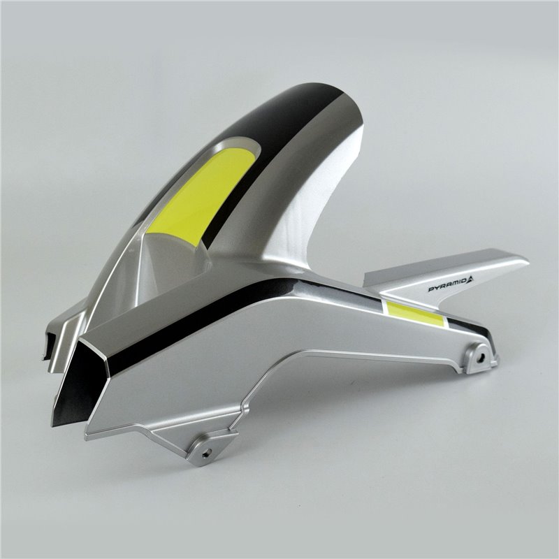 Pyramid Hugger | Force Silver Metallic Heavy Grey Metallic & Lemon Ice Yellow | Honda MSX 125 2021-Current Pyramid Hugger | Force Silver Metallic Heavy Grey Metallic & Lemon Ice Yellow | Honda MSX 125 2021-Current