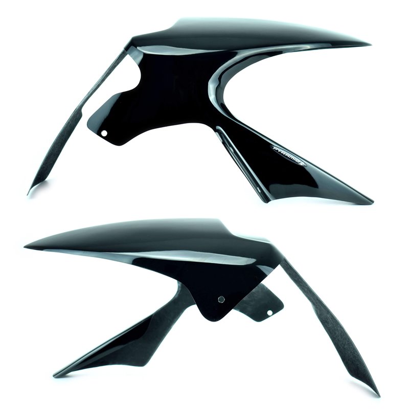 Pyramid Hugger | Gloss Black / Gloss Green | Kawasaki ZX6-R 2007-2009 Pyramid Hugger | Gloss Black / Gloss Green | Kawasaki ZX6-R 2007-2009