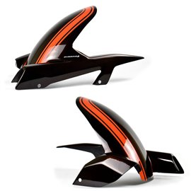 Pyramid Hugger | Metallic Brown/Metallic Orange (Candytone Brown/Candytone Orange) | Kawasaki Z 900 RS 2017-2020