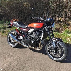 Pyramid Hugger | Metallic Brown/Metallic Orange (Candytone Brown/Candytone Orange) | Kawasaki Z 900 RS 2017-2020