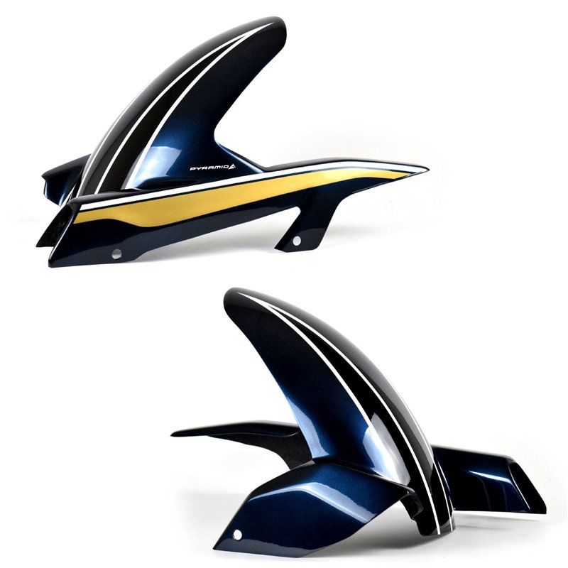 Pyramid Hugger | Metallic Blue/Gold (Candytone Blue/Gold) | Kawasaki Z 900 RS 2022-Current