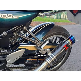 Pyramid Hugger | Metallic Blue/Gold (Candytone Blue/Gold) | Kawasaki Z 900 RS 2022-Current