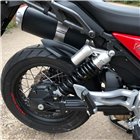 Pyramid Hugger | Gloss Black / Matte Black | Moto Guzzi V85 TT 2019-Current