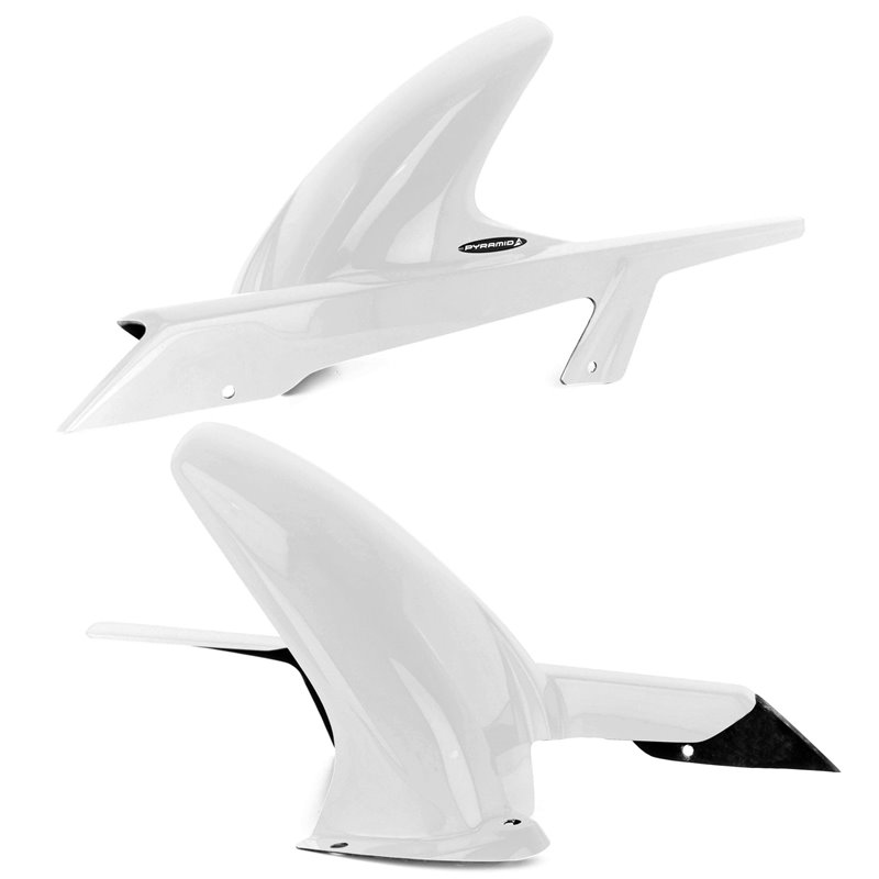 Pyramid Hugger | Gloss White | KTM 125 | 200 | 390 Duke 2012-Current Pyramid Hugger | Gloss White | KTM 125 | 200 | 390 Duke 2012-Current