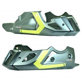 Belly Pan | Matte Metallic Grey/Gloss Yellow (Night Fluo Grey/Fluo Yellow) | Yamaha MT-07 2018-2020