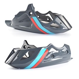 Belly Pan | Cyan Storm Tri Colour (Storm/Red/Blue) | Yamaha MT-07 2021-Current