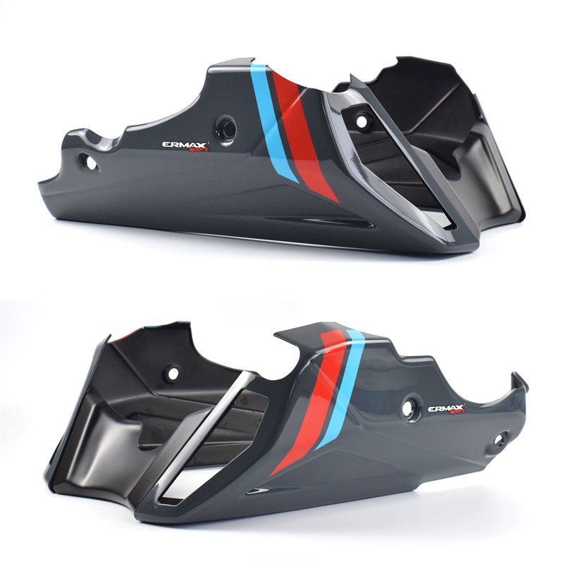 Belly Pan | Storm Fluo Tri Colour (Storm/Red/Blue) | Yamaha MT-09 2021-2023