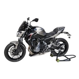 Belly Pan | Metallic Grey/Metallic Black (Raw Titanium/Spark Black) | Kawasaki Z 650 2017-2017