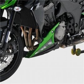 Belly Pan | Met Green & Met Black (Golden Blazed Green & Spark Black) | Kawasaki Z 1000 2015-2017