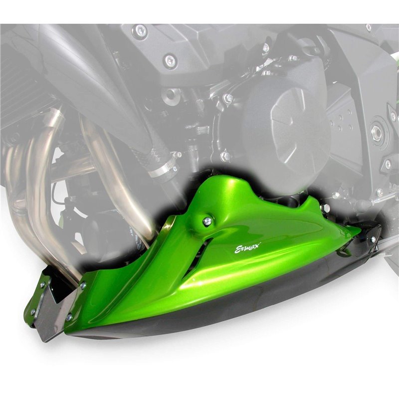Belly Pan | Metallic Green/Gloss Black (Candy Lime Green/Ebony Black) | Kawasaki Z 750 R 2011-2011