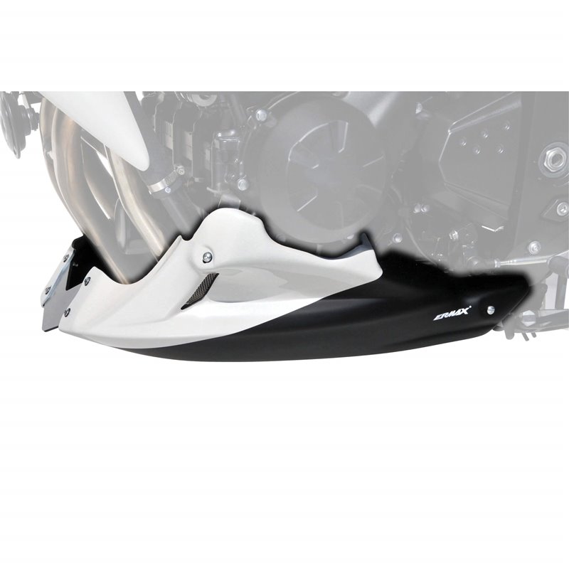 Belly Pan | Metallic White/Metallic Black (Pearl Stardust White/Spark Black) | Kawasaki Z 750 2010-2010