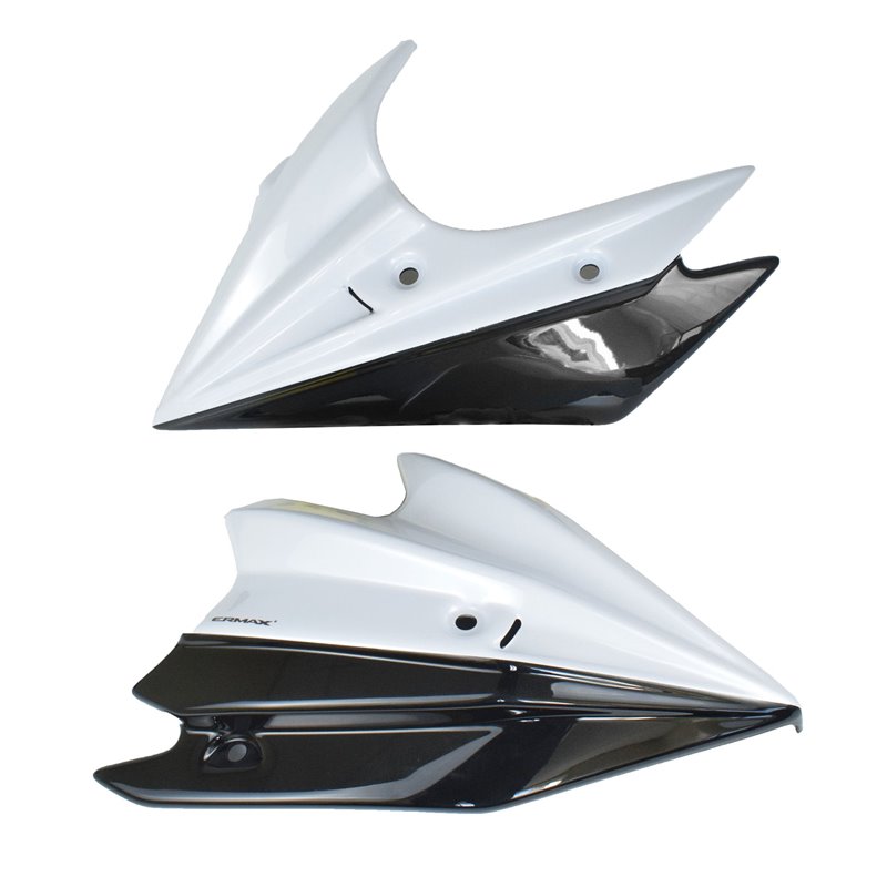 Belly Pan | Met White/Met Black (Pearl Stardust White/Spark Black) | Kawasaki Z 800 | Z 800 E 2013-2016