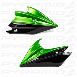 Belly Pan | Matte Green/Met Black (Candy Blazed Green/Spark Black) | Kawasaki Z 800 2013-2015