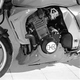 Belly Pan | Metallic Black Grey Flake (Spark Black) | Kawasaki Z 1000 2004-2006