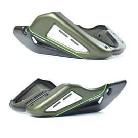 Belly Pan | Green Matte Metallic/Flat Ebony [45l]/Lime Green [777] | Kawasaki Z 900 RS 2017-Current