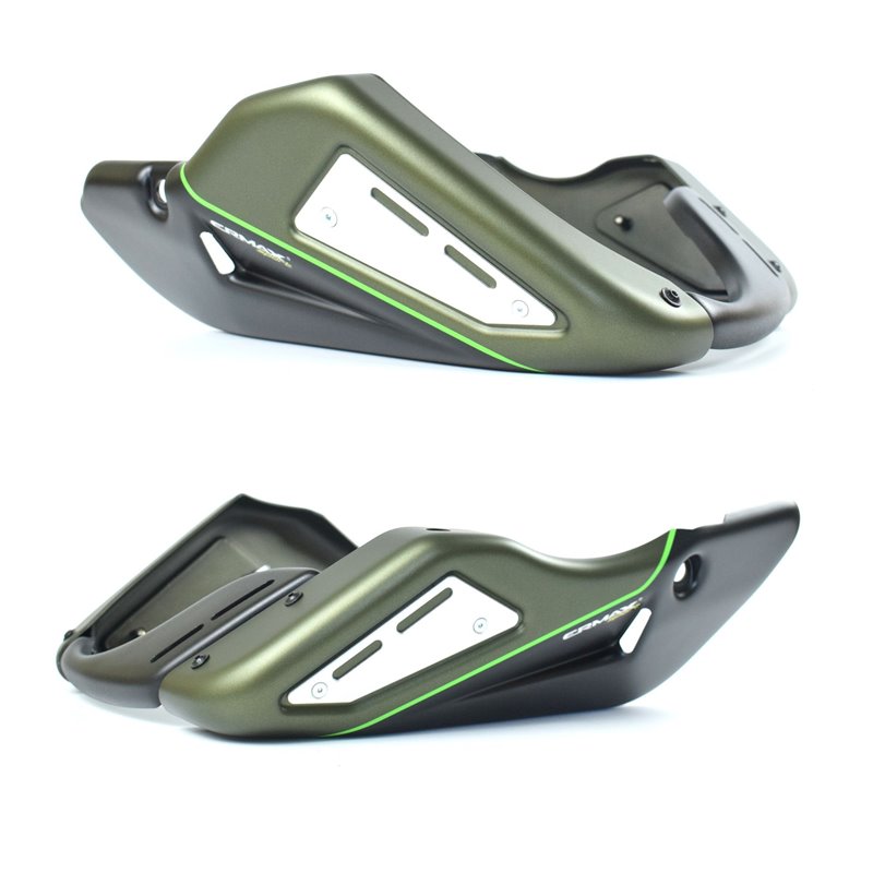Belly Pan | Green Matte Metallic/Flat Ebony [45l]/Lime Green [777] | Kawasaki Z 900 RS 2017-Current