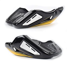 Belly Pan | Metallic Diablo Black/Yellow (Yellow Ball Scheme) | Kawasaki Z 900 RS SE 2022-Current