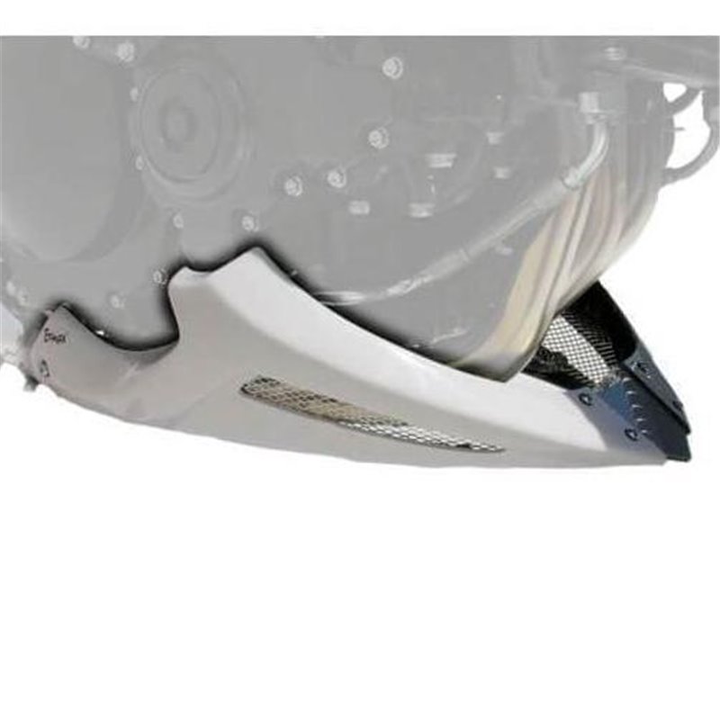 Belly Pan | Metallic White (Fusion White) | Triumph Speed Triple 1050 2005-2010