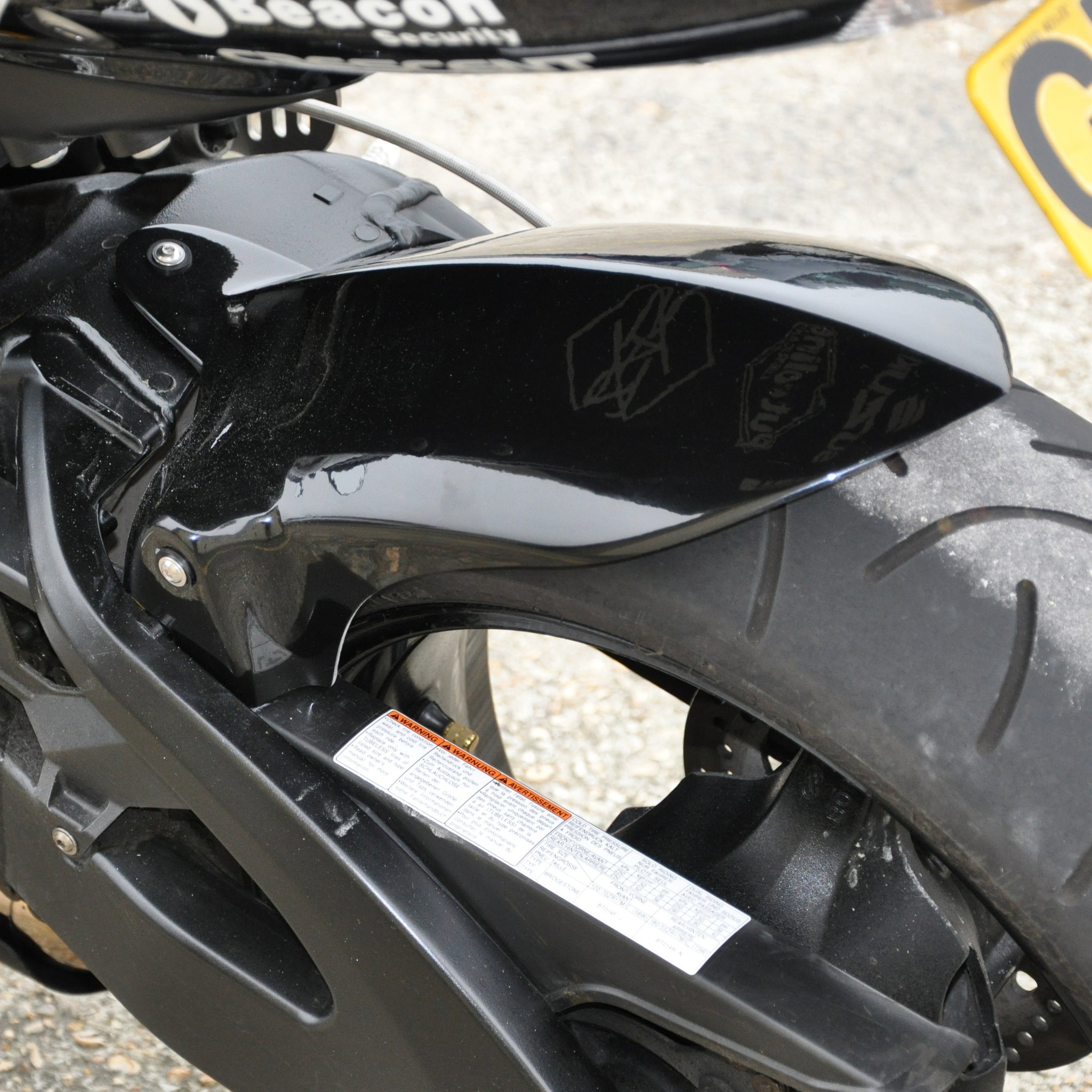 Suzuki GSXR600K6/7 2006/07 - Rear Hugger (GRP)