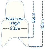 Miscellaneous Stylish Flyscreen Kit - Tall Fly Screen