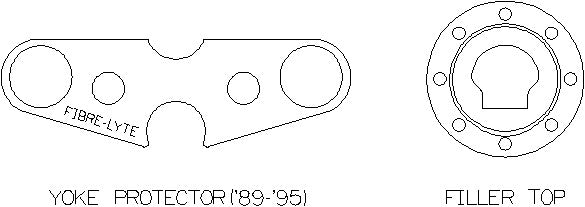 Suzuki GS500E 89-01 - Yoke Protector