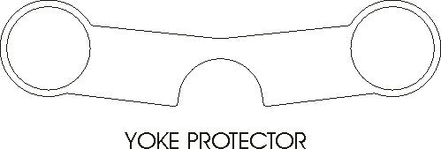 Suzuki GSXR600 K4-5 - Yoke Protector