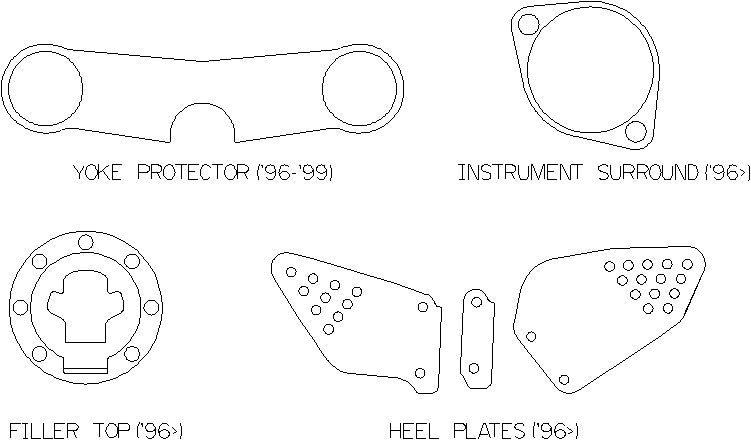 Suzuki TL1000R 99 - Yoke Protector