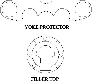 Suzuki GSF1200 2001-02 - Yoke Protector