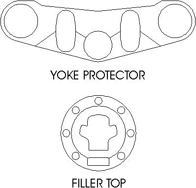 Suzuki GSX1400F - Yoke Protector